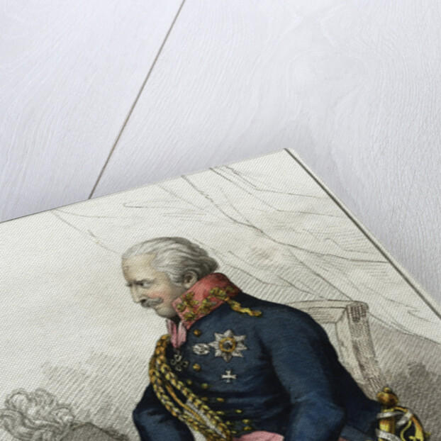 G.L. von Blucher: Field Marshal of the Prussian Forces Engraving by Anonymous