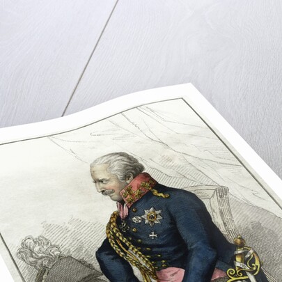 G.L. von Blucher: Field Marshal of the Prussian Forces Engraving by Anonymous