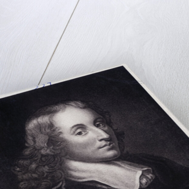 Blaise Pascal Engraving by Henry Hoppner Meyer