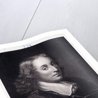 Blaise Pascal Engraving by Henry Hoppner Meyer