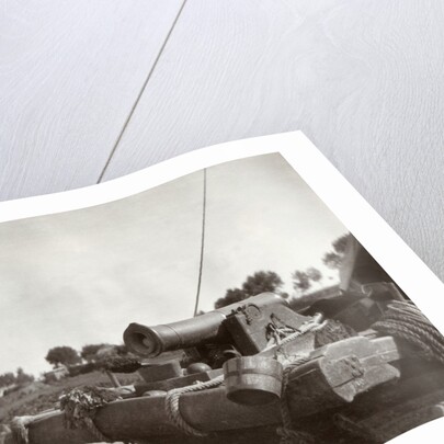 Cannon Mounted on Junk by Anonymous