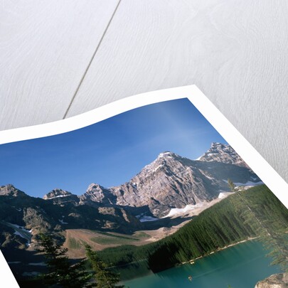 Moraine Lake and Surrounding Mountains by Anonymous