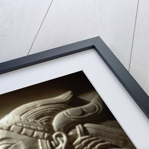 Sculpture of a Mayan Warrior by Anonymous