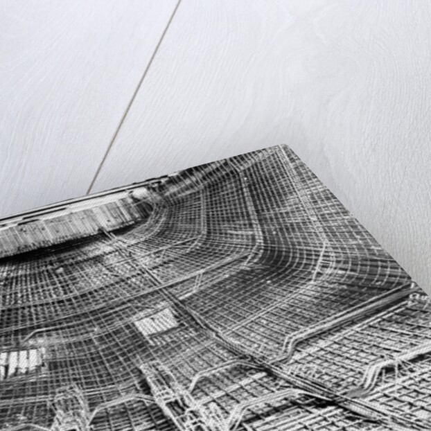 Interior of Ship Under Construction by Anonymous