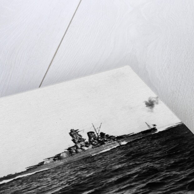 Japanese battleship Yamato. by Anonymous