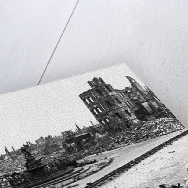 Dresden in Ruins by Anonymous