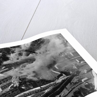 R.A.F. Air Raid on Italy by Anonymous