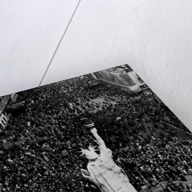 V-E Day in Times Square by Anonymous