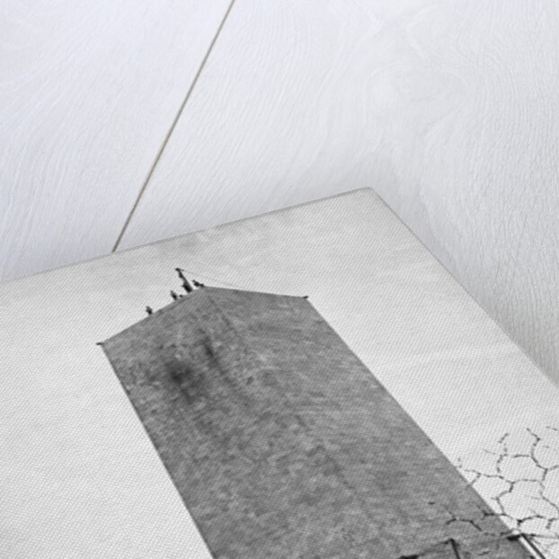 The Washington Monument Under Construction by Anonymous