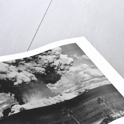 Nuclear Test Cloud in Pacific by Anonymous