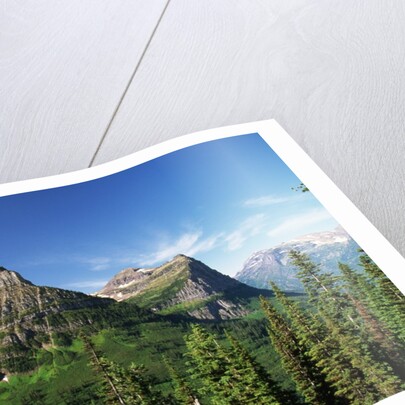 Glaciated Mountain Peaks by Anonymous