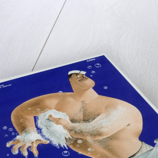 Healthy Skin Keeps Him on the Job Poster by Price