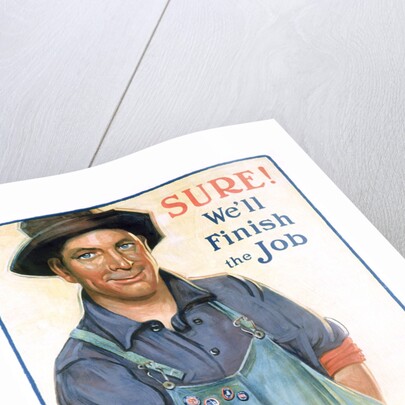 Sure! We'll Finish the Job Poster by Gerrit Albertus Beneker