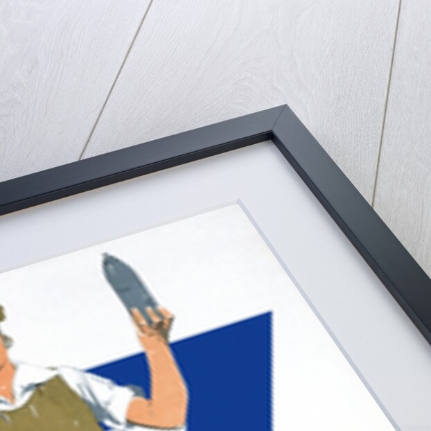 For Every Fighter a Woman Worker War Effort Poster by Adolph Triedler