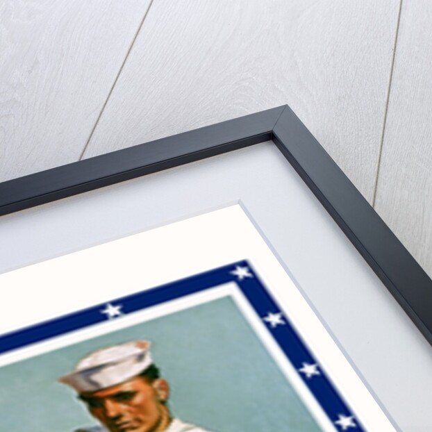 Arise Americans Navy Recruitment Poster by McClelland Barclay