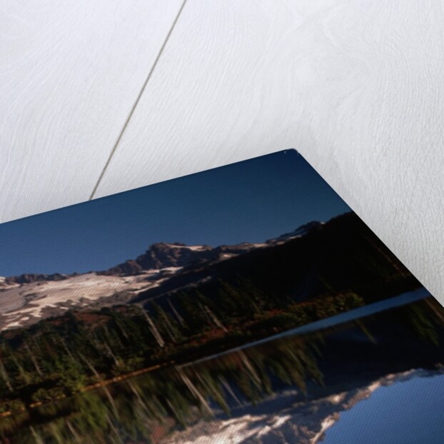 Mount Rainier Reflected in Bench Lake by Anonymous
