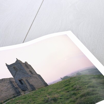 St. Michael's Church Ruins on Burrow Mump by Corbis