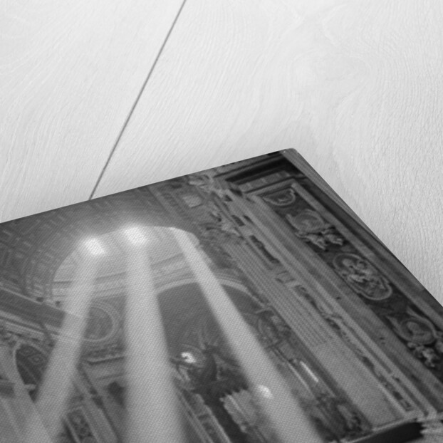 Sunbeams Inside St. Peter's Basilica by Anonymous