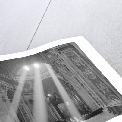 Sunbeams Inside St. Peter's Basilica by Anonymous