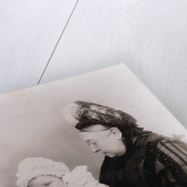 Queen Victoria and Prince Alexander Albert as Baby by Anonymous