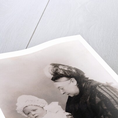 Queen Victoria and Prince Alexander Albert as Baby by Anonymous