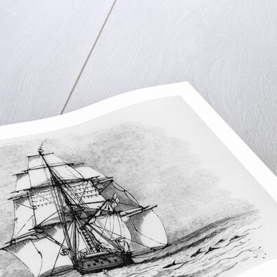 The Darwin Crew Homeward Bound Aboard the HMS Beagle by Anonymous