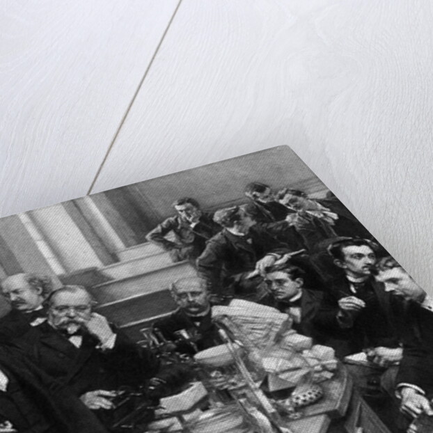 Sainte-Claire Deville Giving Demonstration by Anonymous