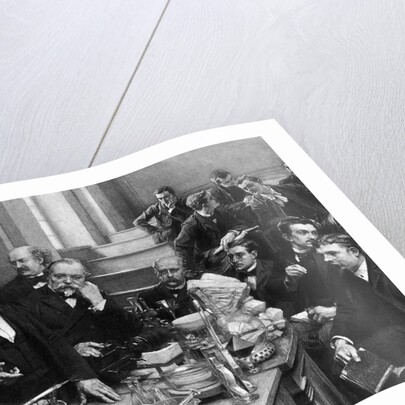 Sainte-Claire Deville Giving Demonstration by Anonymous