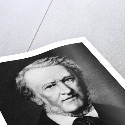 Portrait of German Composer Richard Wagner by Anonymous