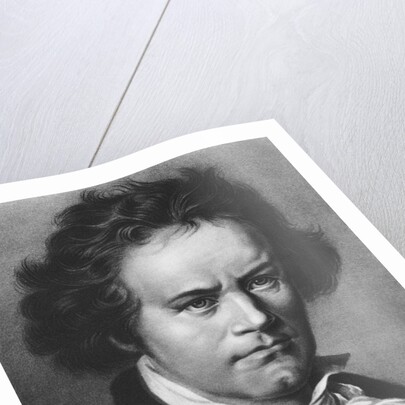 Portrait of Composer Ludwig Van Beethoven by Anonymous
