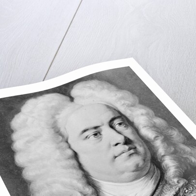 Drawing of Composer George Frederick Handel by Anonymous