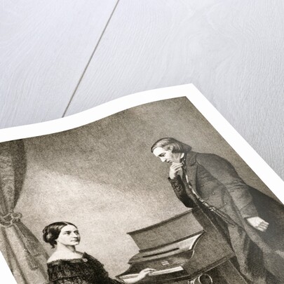 Clara and Robert Schumann by Anonymous