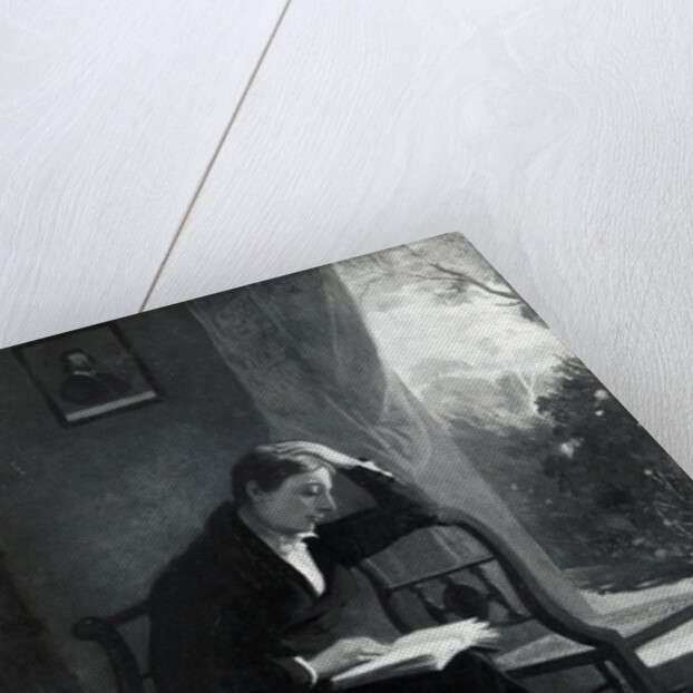 Portrait of John Keats Reading by Joseph Severn
