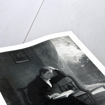 Portrait of John Keats Reading by Joseph Severn