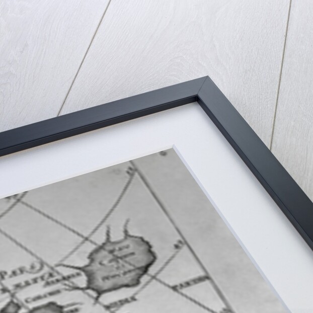 Map of The Roman Empire from 18th Century Engraving by Anonymous