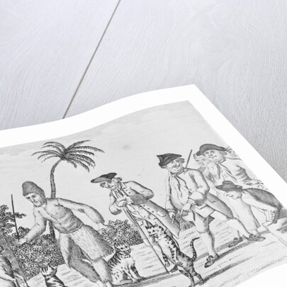Alexander Selkirk Making His Cats and Kids Dance by Anonymous