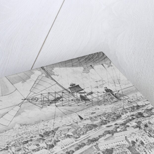 Santos Dumont Flying Aircraft by Anonymous