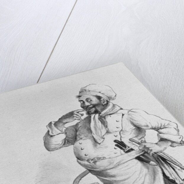 French Cook Deep in Thought by Anonymous