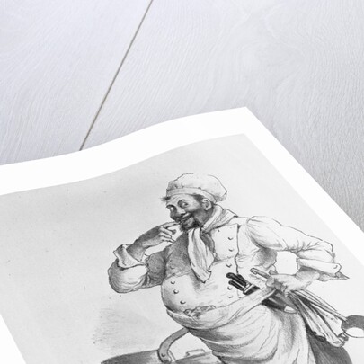 French Cook Deep in Thought by Anonymous