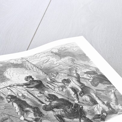 Giuseppe Garibaldi Fighting with His Troops by Anonymous