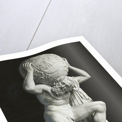 Ancient Sculpture of Atlas by Anonymous