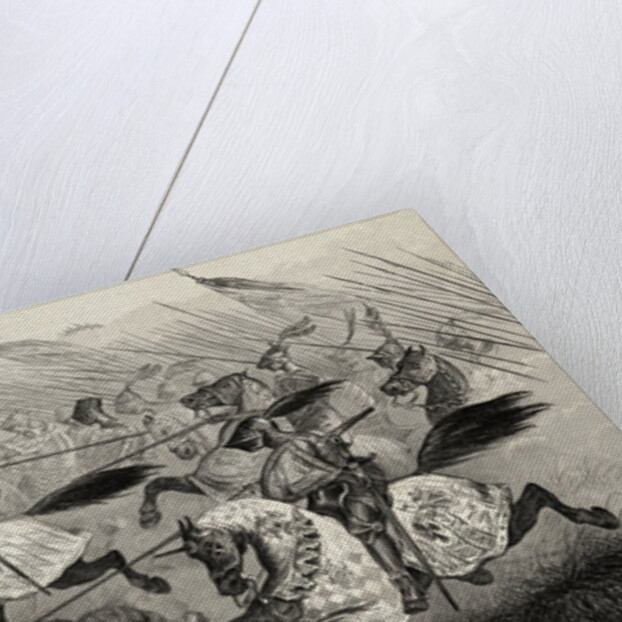 Medieval Knights Battling by Anonymous
