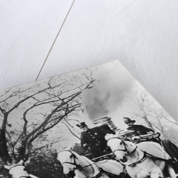 Fire Engine Under Full Steam by Anonymous