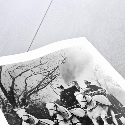 Fire Engine Under Full Steam by Anonymous