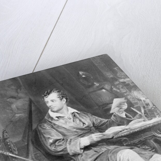 Engraving of Lord Byron by Anonymous