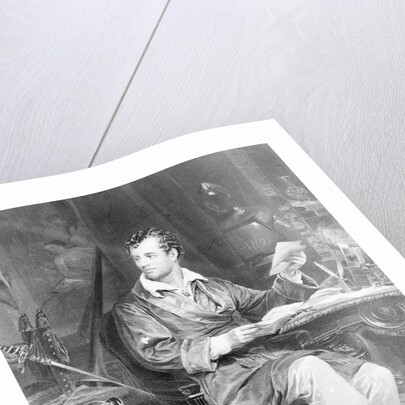 Engraving of Lord Byron by Anonymous