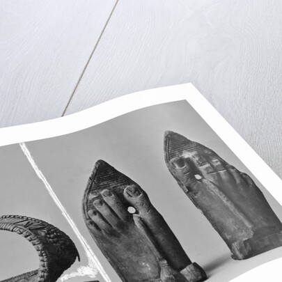 Egyptian Sandals and Sculpted Feet by Anonymous