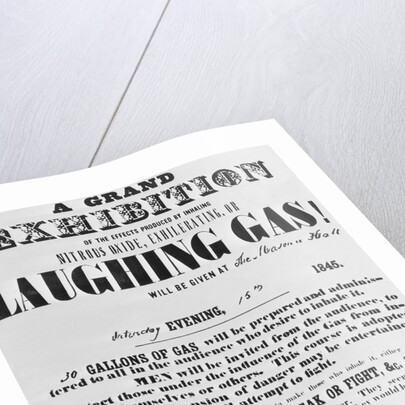 Poster on Laughing Gas by Anonymous
