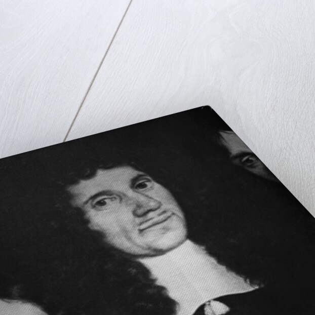 Detail of a Painting Showing Antoni van Leeuwenhoek by Cornelis de Man