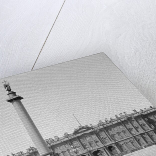 Winter Palace and Alexander Column in Leningrad by Anonymous